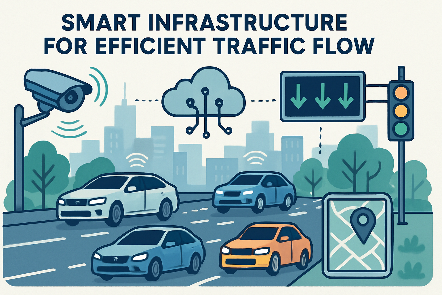 Smart Infrastructure for Efficient Traffic Flow